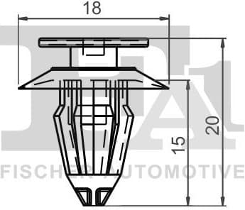Clip, trim/protection strip 11-40140.5 - image 2