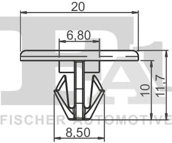 Clip, trim/protection strip 21-10011.5 - image 2