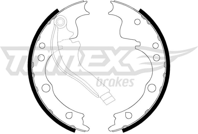 Brake Shoe Set TX 21-39
