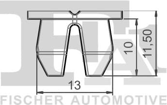 Clip, trim/protection strip 74-60001.5 - image 2