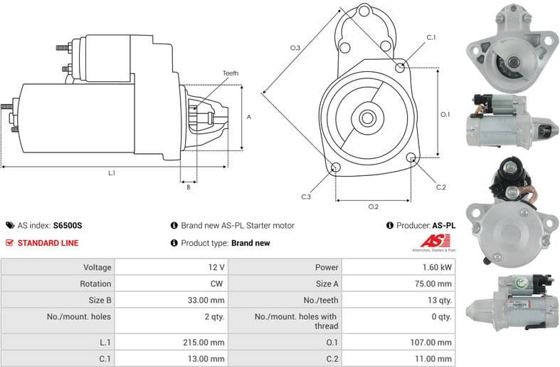 Starter AS S6500S - image 5