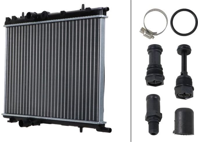 Radiator, engine cooling >>> Easy2Fit <<< 8MK 366 302-671