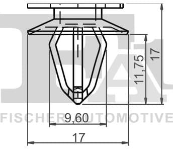 Clip, trim/protection strip 12-40004.5 - image 2