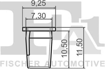Clip, trim/protection strip 33-60018.5
