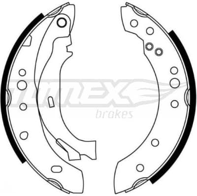 Brake Shoe Set TX 21-27