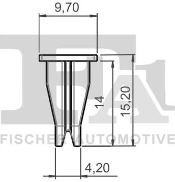Clip, trim/protection strip 10-60018.5 - image 2