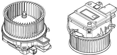 Interior Blower BEHR *** PREMIUM LINE *** AB 338 000P