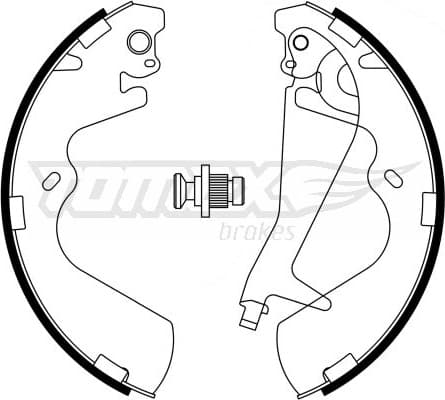 Brake Shoe Set TX 23-25