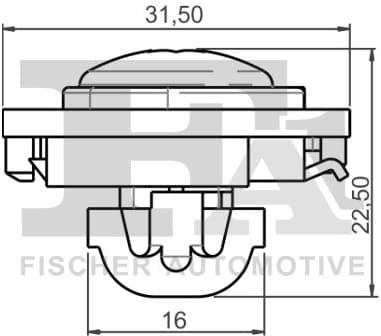 Clip, trim/protection strip 21-40066.5 - image 2