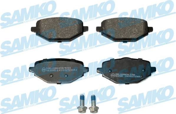Brake Pad Set, disc brake 5SP2368