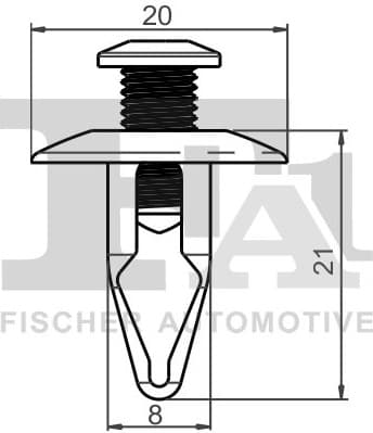Clip, trim/protection strip 75-30001.5 - image 2