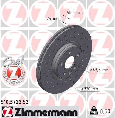 Brake Disc SPORT BRAKE DISC Z 610.3722.52