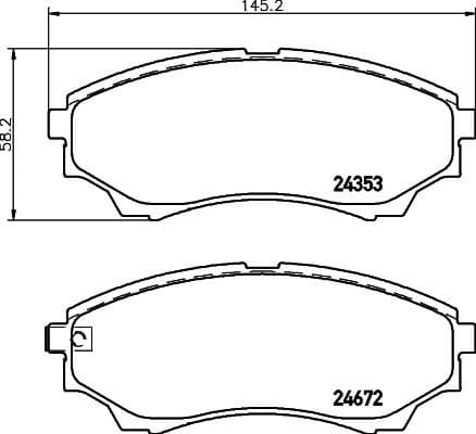 Brake Pad Set, disc brake 8DB 355 012-381 - image 4