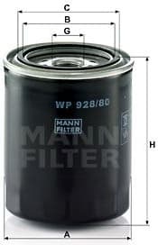 Oil Filter WP928/80