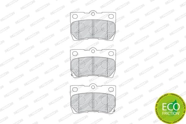 Brake pads rear, Top Quality FDB4001 - image 2
