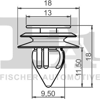 Clip, trim/protection strip 78-40008.5 - image 2
