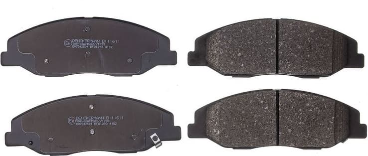 Brake Pad Set, disc brake B111611