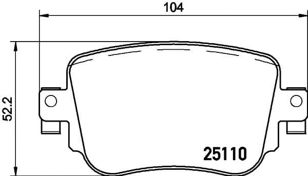 Brake Pad Set, disc brake 8DB 355 021-911 - image 4