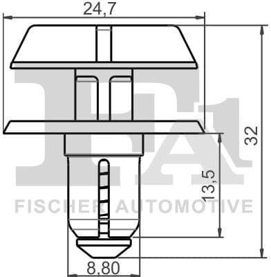 Clip, trim/protection strip 41-30001.5 - image 2