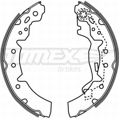 Brake Shoe Set TX 21-06