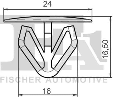 Clip, trim/protection strip 33-10029.5 - image 2