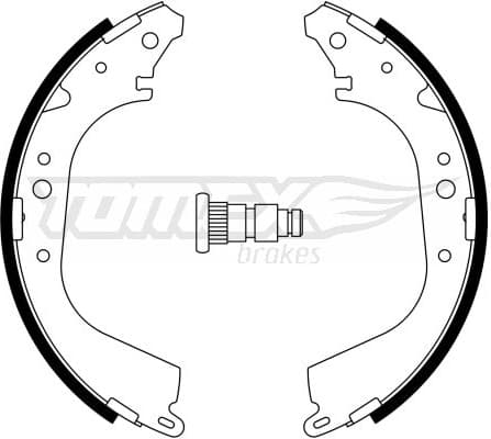 Brake Shoe Set TX 23-35