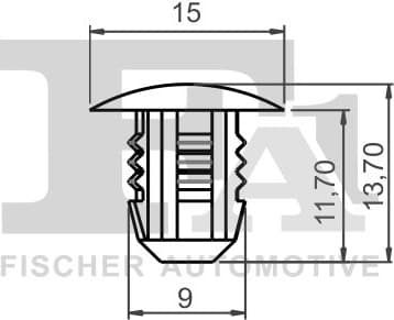 Clip, trim/protection strip 13-10017.5 - image 2