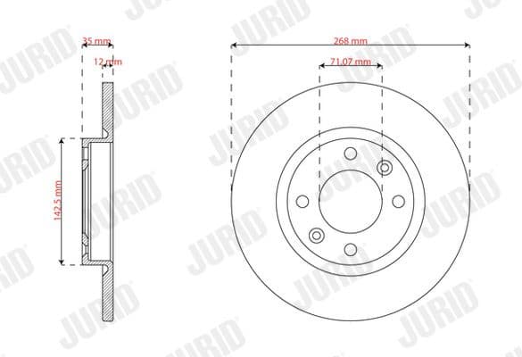 Brake Disc COAT+ 563812JC - image 2