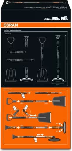 OSRAM žiemos komplektas OSB010 4-in-1 kastuvas gremžtukas šepetys ledo grandiklis - image 6