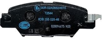 Brake Pad Set, disc brake 8DB 355 025-461 - image 2
