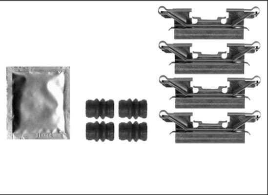 Accessory Kit, disc brake pad 82539800