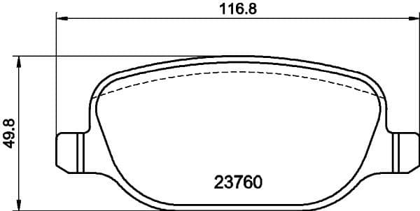 Brake Pad Set, disc brake 8DB 355 018-771 - image 4