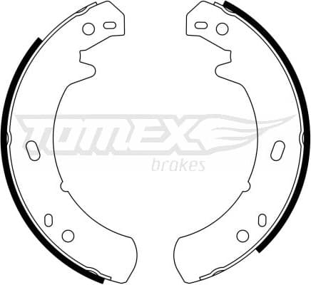Brake Shoe Set TX 23-24
