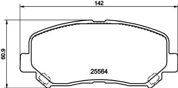 Brake Pad Set, disc brake 8DB 355 020-511 - image 4