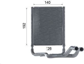 Heat Exchanger, interior heating BEHR AH 328 000S - image 10