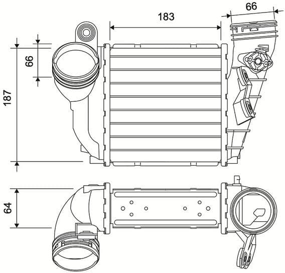 Charge Air Cooler 822953