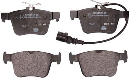 Brake Pad Set, disc brake 8DB 355 025-661