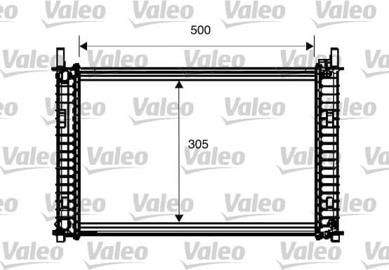 Radiator, engine cooling 734274