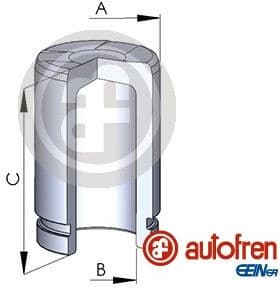 Piston, brake caliper D025833