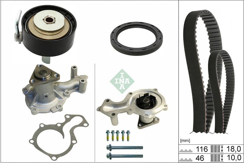 Water Pump & Timing Belt Kit 530 0959 30