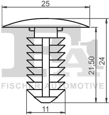 Clip, trim/protection strip 25-10004.5 - image 2