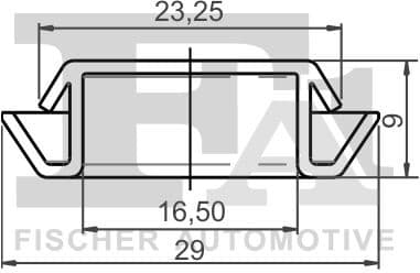 Clip, trim/protection strip 22-10017.5 - image 2