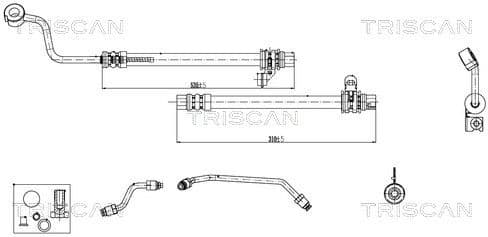 Hydraulic Hose, steering 8516 43004