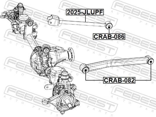 Mounting, control/trailing arm CRAB-082 - image 2