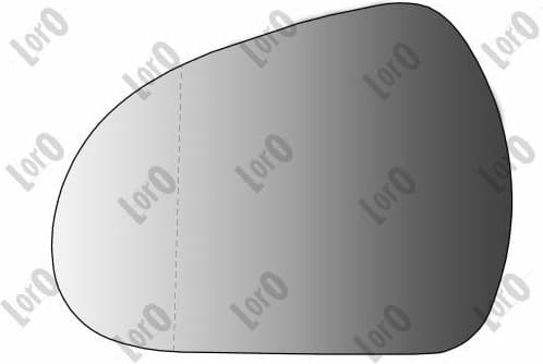 Mirror Glass, exterior mirror LORO 2911G06