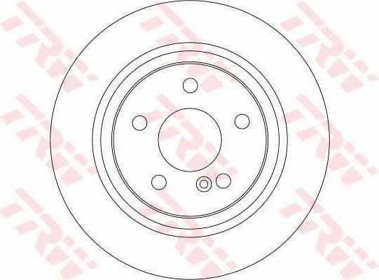 Brake discs kit rear, (2pcs), Top Quality DF4271 - image 4