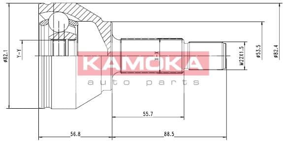 Joint Kit, drive shaft 7092