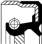 Seal gear box rear 010 35029B - image 2