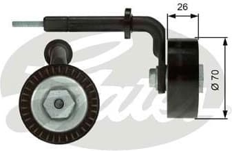 Belt Tensioner, V-ribbed belt DriveAlign™ T39005