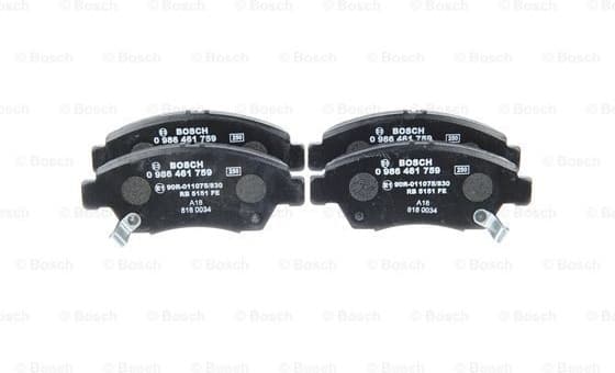 Brake Pad Set, disc brake 0986461759